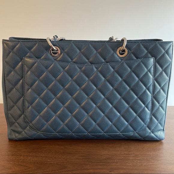 Chanel Grand Shopping Tote - XL - Navy - Picture 5 of 9